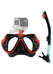 Comprar Máscara de Buceo para Gopro Hero 3/3+/4 y Action Cam con Snorkel y funda